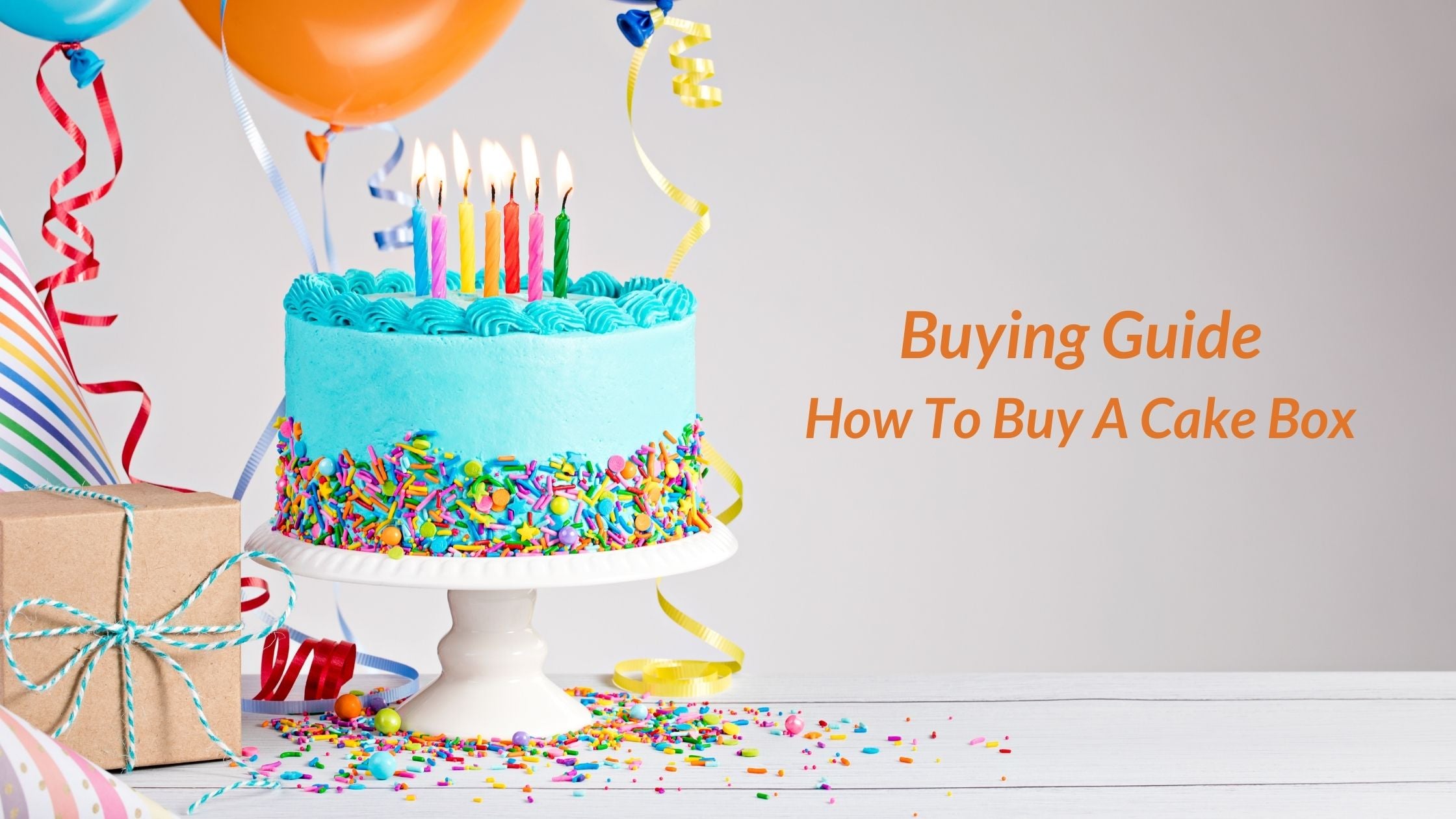 Buying Guide: How To Buy A Cake Box