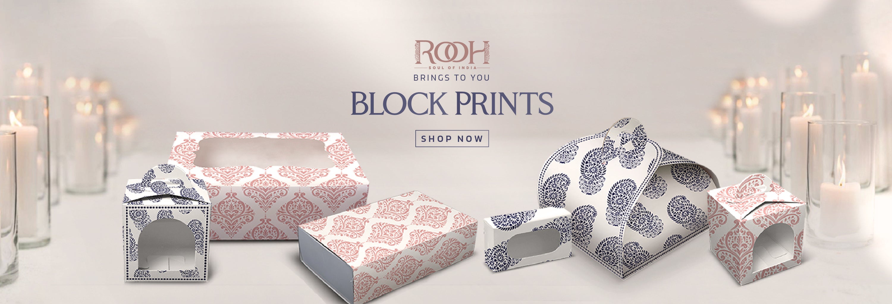 Block Printing On Packaging Boxes - Rooh Collection