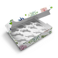Cupcake Box for 12 With Window - 12x9x3" - Floral