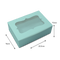 Cupcake Box for 6 - 9x6x3" - Mint