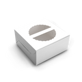 Cake Box for 0.5kg - 7x7x4inch - White
